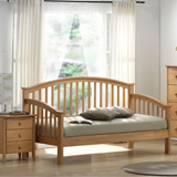 Joseph 90cm Maple Single Day Bed in Rubberwood with Maple finish