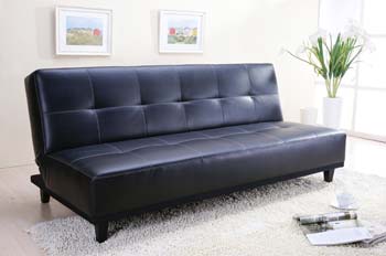Joseph Picoult Sofa Bed in Black - FREE NEXT DAY DELIVERY
