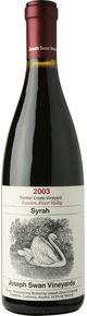 Joseph Swan 2003 Syrah and#39;Trenton Estateand#39;, Russian River Valley