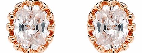 Rose Gold Plated Sterling Silver Cubic