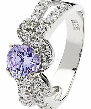 Jou Jou Sterling Silver Cubic Zirconia Pave