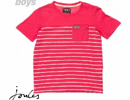 Joules Boys Joules Junior Ahoy T-Shirt - Red