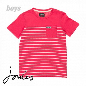 Joules T-Shirts - Joules Junior Ahoy T-Shirt - Red