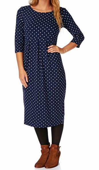 Joules Womens Joules Annette Dress - French Navy Spot
