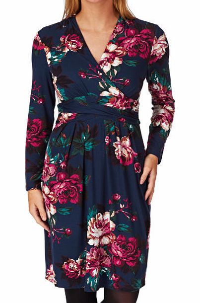 Womens Joules Grace Dress - Navy Floral