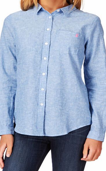 Joules Womens Joules Jeanie Shirt - Light Blue