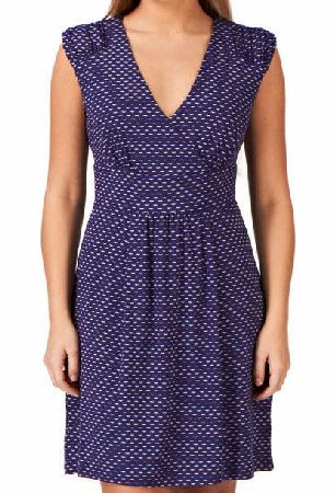 Womens Joules Marilyn Dress - Indigo Seagull