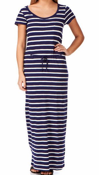 Womens Joules Shona Dress - Indigo Stripe