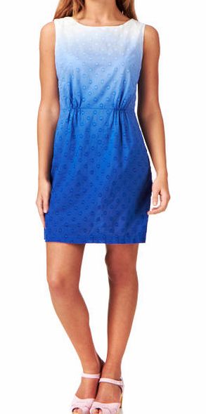 Womens Joules Swaniey Dress - Blue Ombre