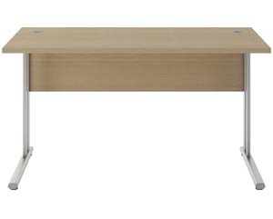 C-leg rectangular desk