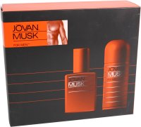 Jovan Musk for Men Aftershave Splash 118ml Deo Body Spray 150ml