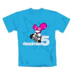 Joystick Junkies (Deadmau5 Star) Blue T-shirt