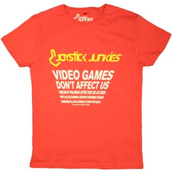 Joystick Junkies Vidoe Games Tee