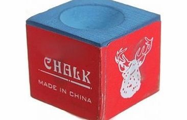 Jprocure Billiard Table Chalk Pool Snooker Cue Tip Red Blue