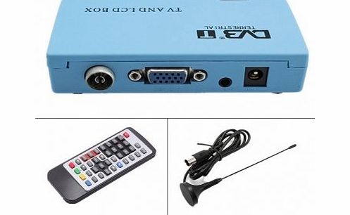Jprocure Digital TV Box LCD/CRT VGA/AV Tuner DVB-T FreeView Receiver