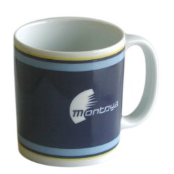 Juan Pablo Montoya Montoya BMW Coffee Mug (Navy/White)