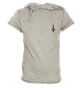 Light Grey Brand Carrier Shawl