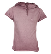 Maroon Brand Carrier Shawl Collar