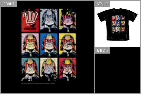 Judge Dredd (Pop Art) T-shirt cid_5199TSBP