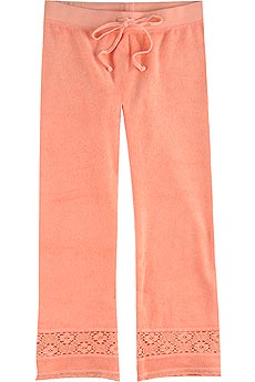 Juicy Couture Cropped crochet panel pants