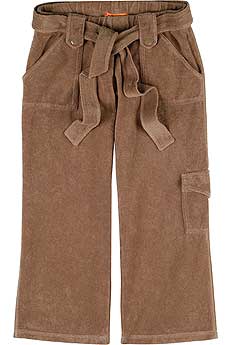 Cropped Terrycloth Pants