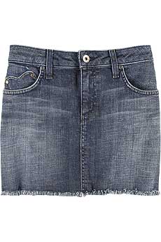 Denim mini skirt