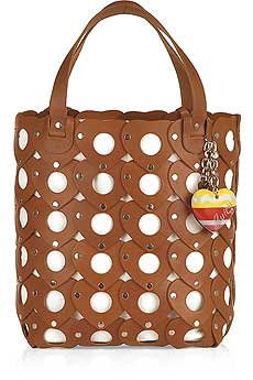 Leather Heart Tote