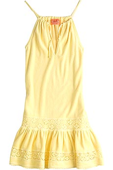 Juicy Couture Terrycloth dress with crochet panels