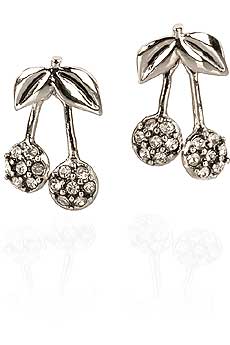 Juicy Couture Tiny Cherry Earrings