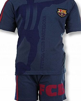Jujak BOYS FC BARCELONA PYJAMAS NAVY - 7 to 14 YEARS (13 - 14 Years)