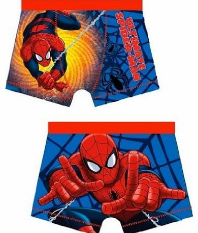 Spiderman Boys Boxers Boxer Shorts Pants Underwear Trunks (5 - 6 Years)