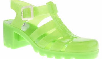 womens juju jellies green babe sandals