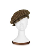Julia Coccoand#39; Brown Knit Wool Cloche Hat