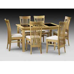 Julian Bowen - Durban Dining Table and 4 Chairs