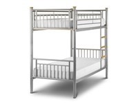 Julian Bowen Atlas Bunk Bed 3 Single Silver