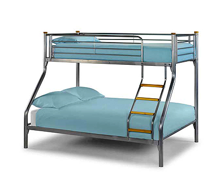 Atlas Kids Metal Triple Sleeper Bunk Bed with