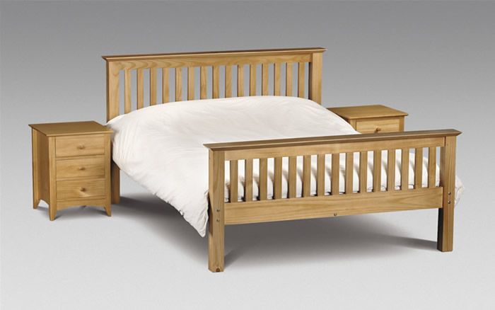 Barcelona 4ft 6 Double Pine Bed