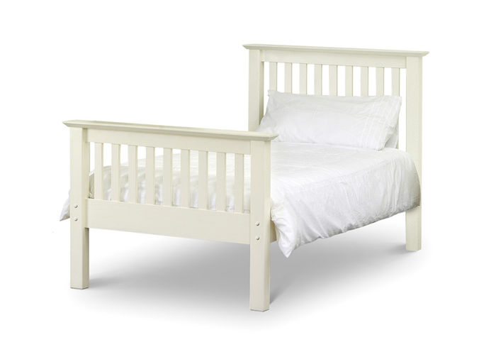 Barcelona 4ft6 Double Stone White Pine Bed