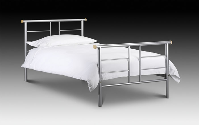 Mercury 4ft 6 Double Metal Bed