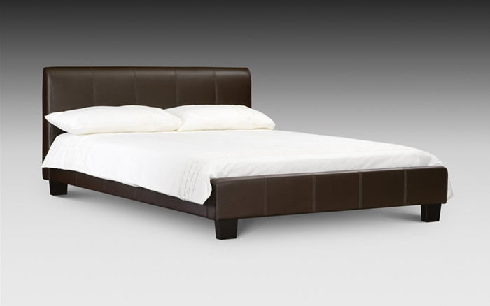 Vienna 3ft Single Leather Bed