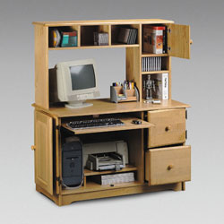 Browser Computer Desk - Solid Pine