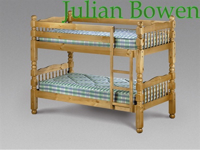 Julian Bowen Chunky Bunk Single (3) Slatted Bedstead