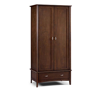 Julian Bowen Clearance - Ada Solid Wood 2 Door Wardrobe
