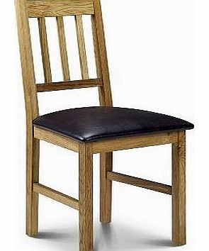 Julian Bowen Coxmoor Oak Dining Chairs, Set of 2