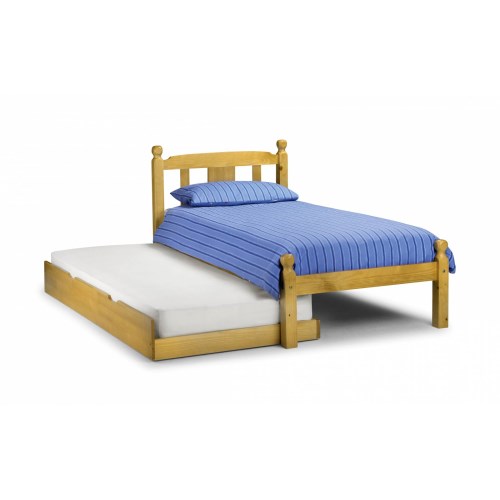 Elliot Solid Pine Trundle Guest Bed