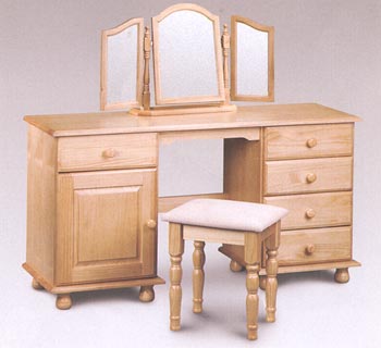 Julian Bowen Hamilton Twin Pedestal Dressing Table
