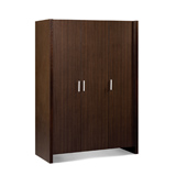Julian Bowen Havana Wardrobe with 3 Doors in Composite Board with Wenge finish
