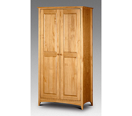 Julian Bowen Kelham Pine 2 Door Wardrobe