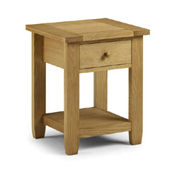 Julian Bowen Lyndhurst - 1 Drawer Bedside Table