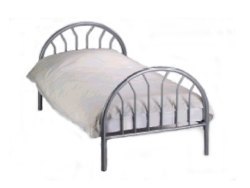 Milano Single Bed With Sprung Mattress